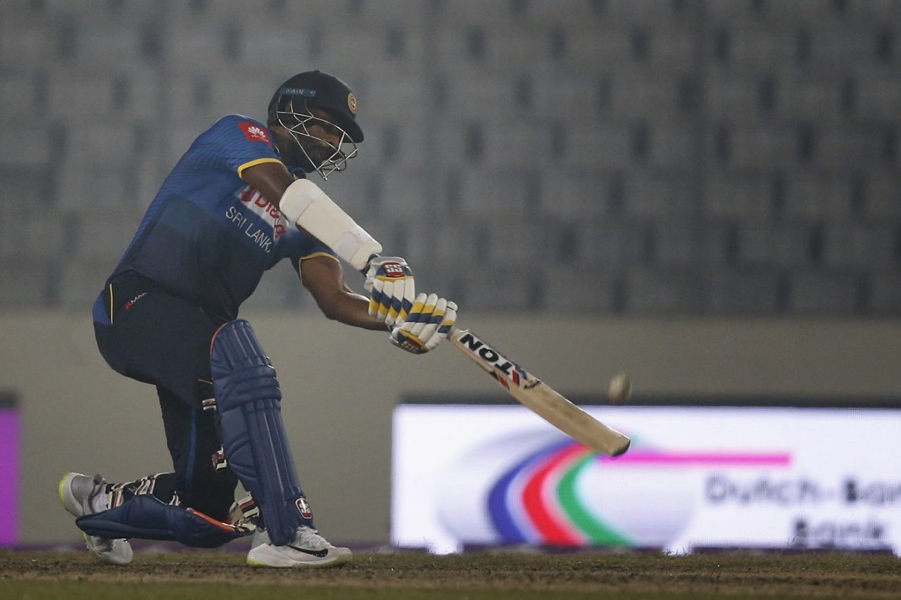 Thisara Perera Carves One Over The Off Side
